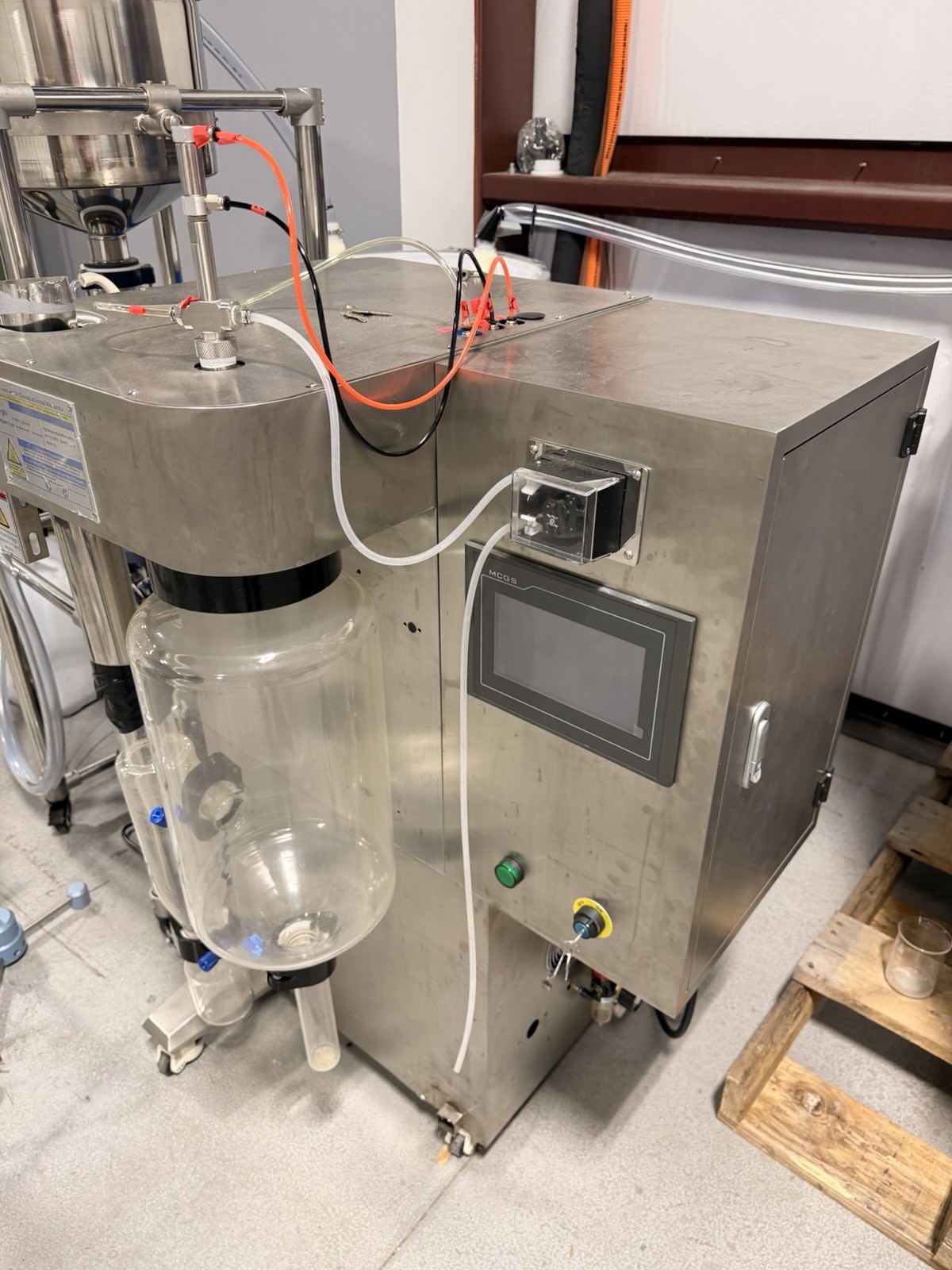 2L Lab Mini Spray Dryer Liquid Drying Machine for Thermosensitive Material 220V