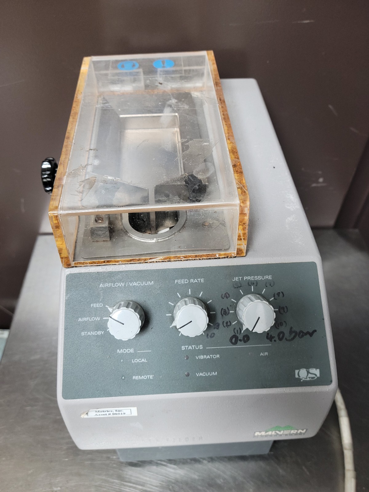 Malvern Instruments dry powder feeder MAM2461