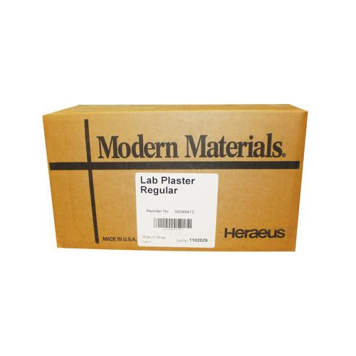 Kulzer 50048472 Dental Lab Plaster White Regular Set 25 Lbs