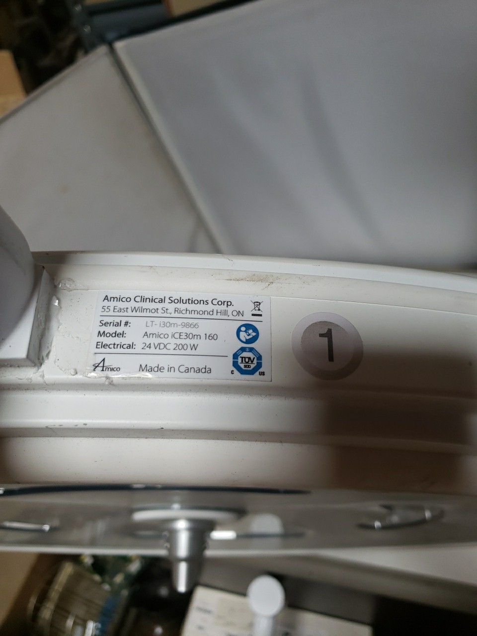 2 AMICO ICE30m 160 LED PROCEDURE/SURGICAL LIGHT OEM *see Pictures * Pair