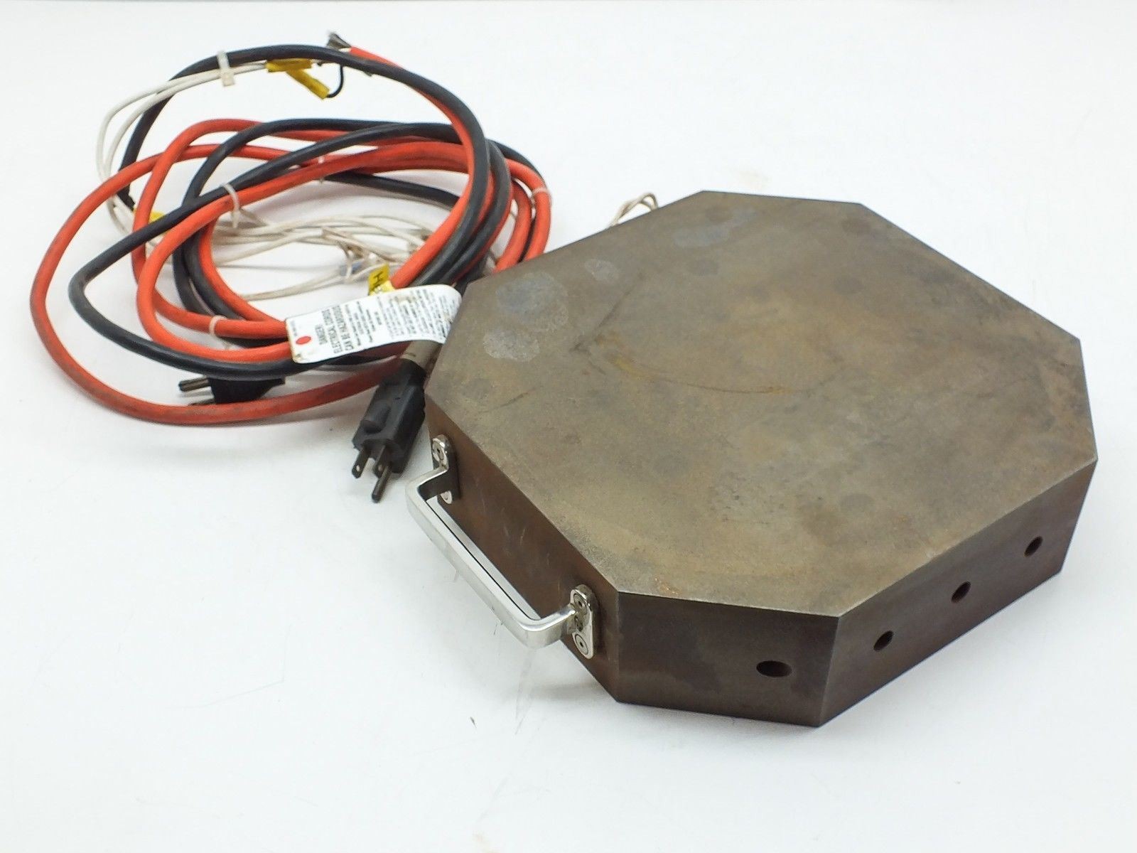 Unbranded Steel Resistance Heating Element Block 115V AC 10×10 in Handles