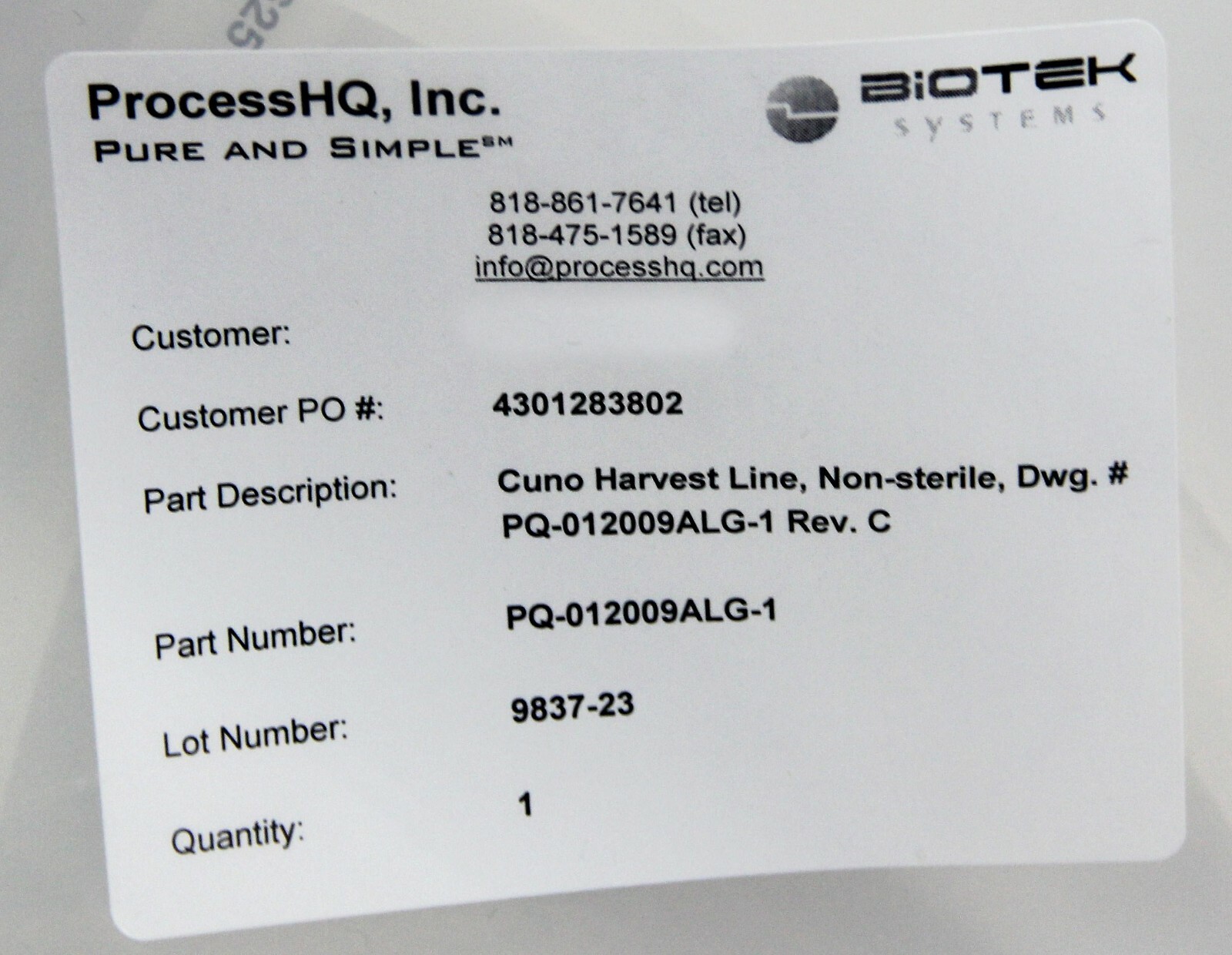 BioTek AdvantaFlex Tubing Biopharmaceutical APAF-BP-0375-0625 Lot of 3 NEW 6851