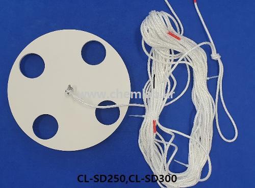 CHEMLAB® Secchi Disc / Transparent plate 4~8 holes & black and white