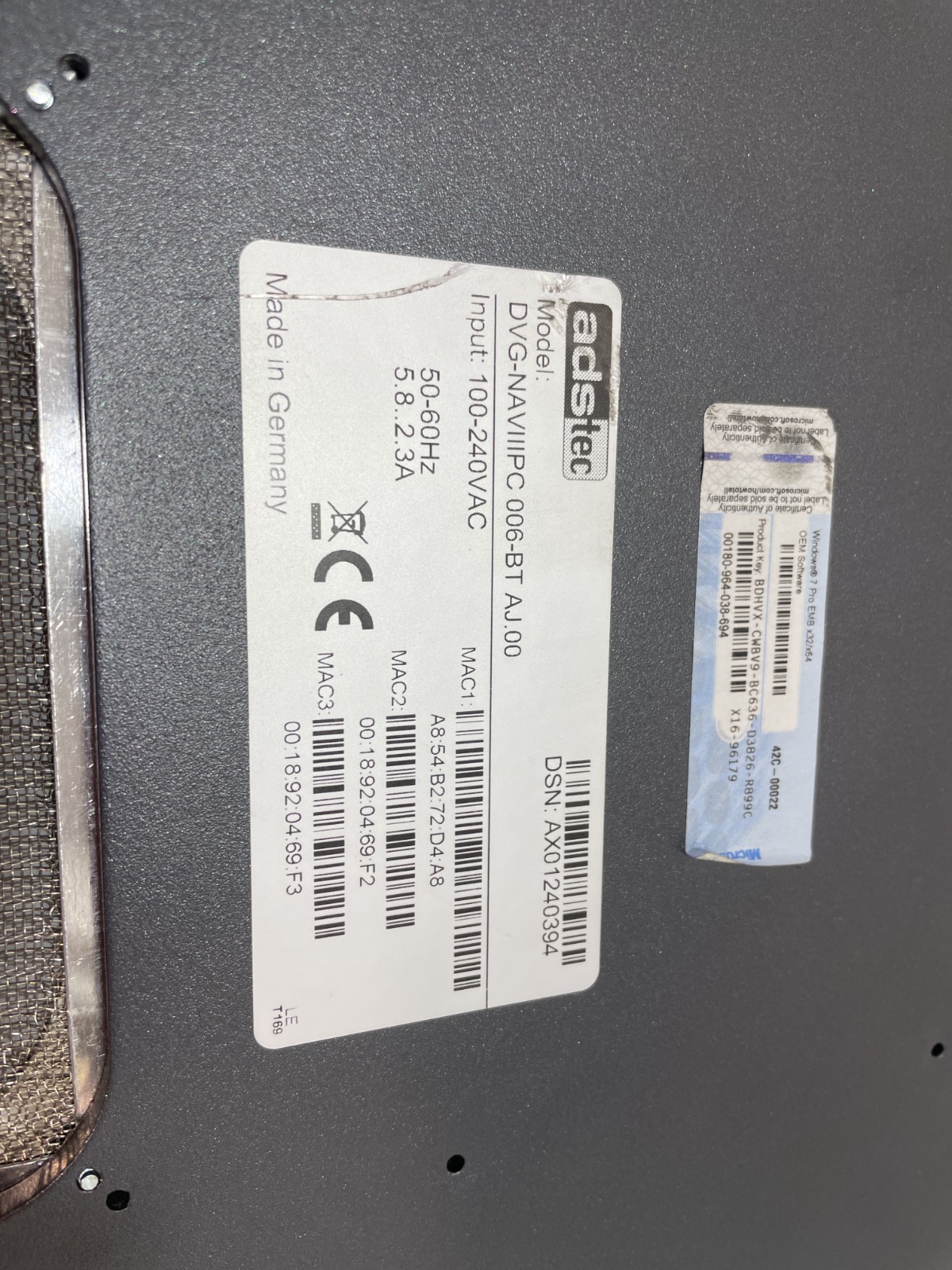 Stryker 7700-611-000 DZ-SOND-03248-C/A DZ-PCKO-06121-0 PARTS OR REPAIR ONLY