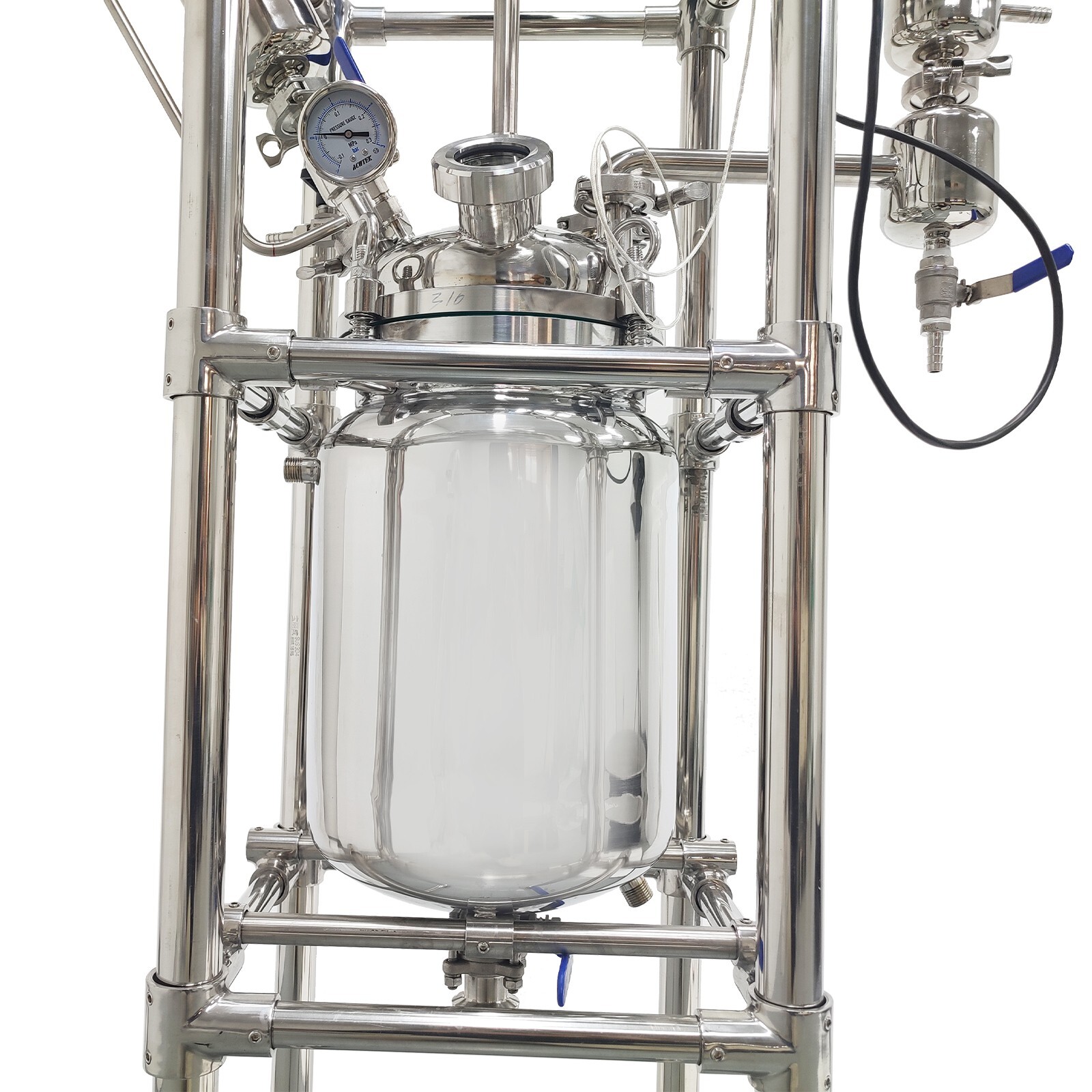 110V 10L High Temperature Double-layer Stainless Steel Reactor Reaction Kettle