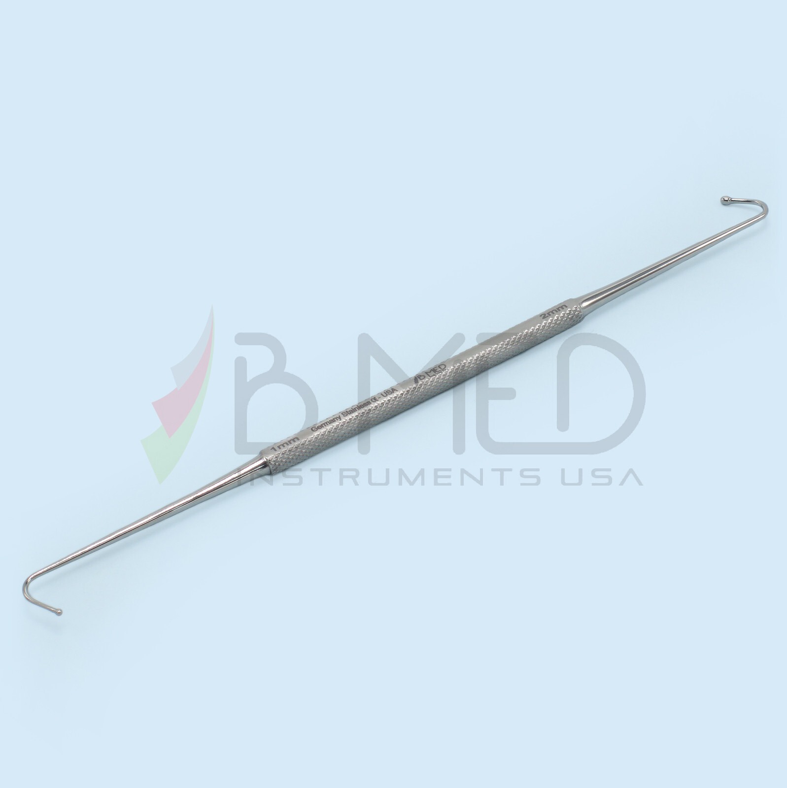 OR Grade Maxillary Ostium Sinus Seeker Probe 1mm & 2mm Ball Ent Double Ended