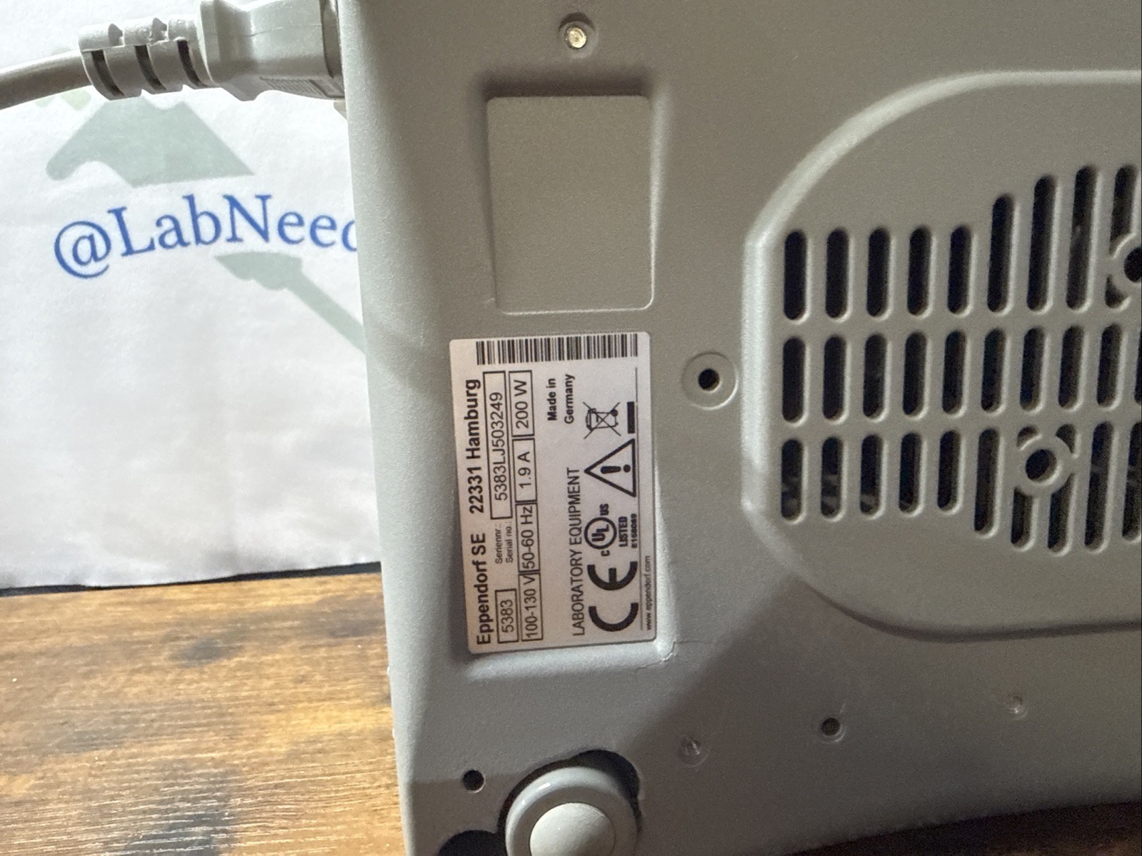 Eppendorf 5382 ThermoMixer C mixer shaker PCR block + Thermo cover
