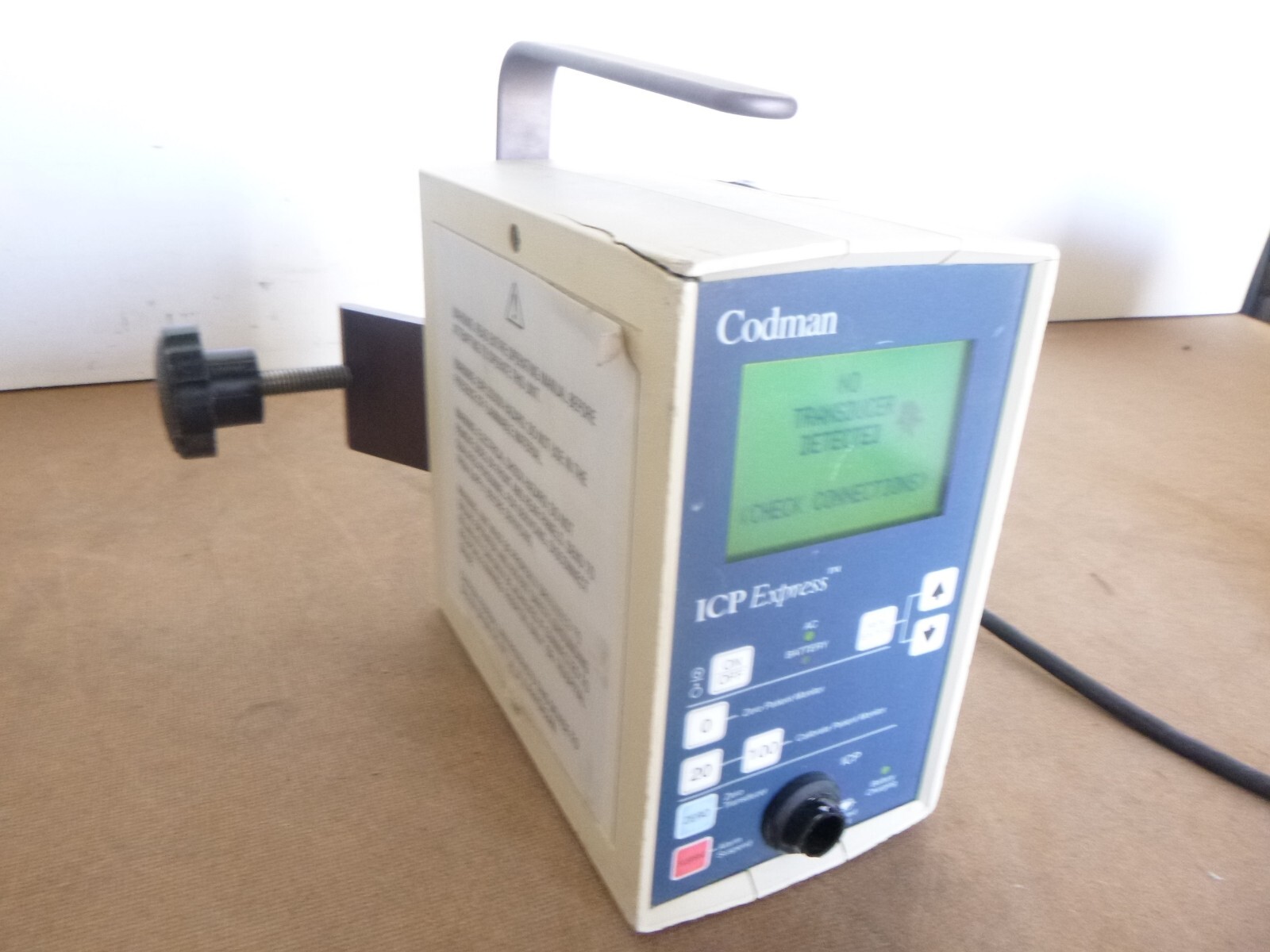Codman ICP Express 82-6634 Patient Monitor