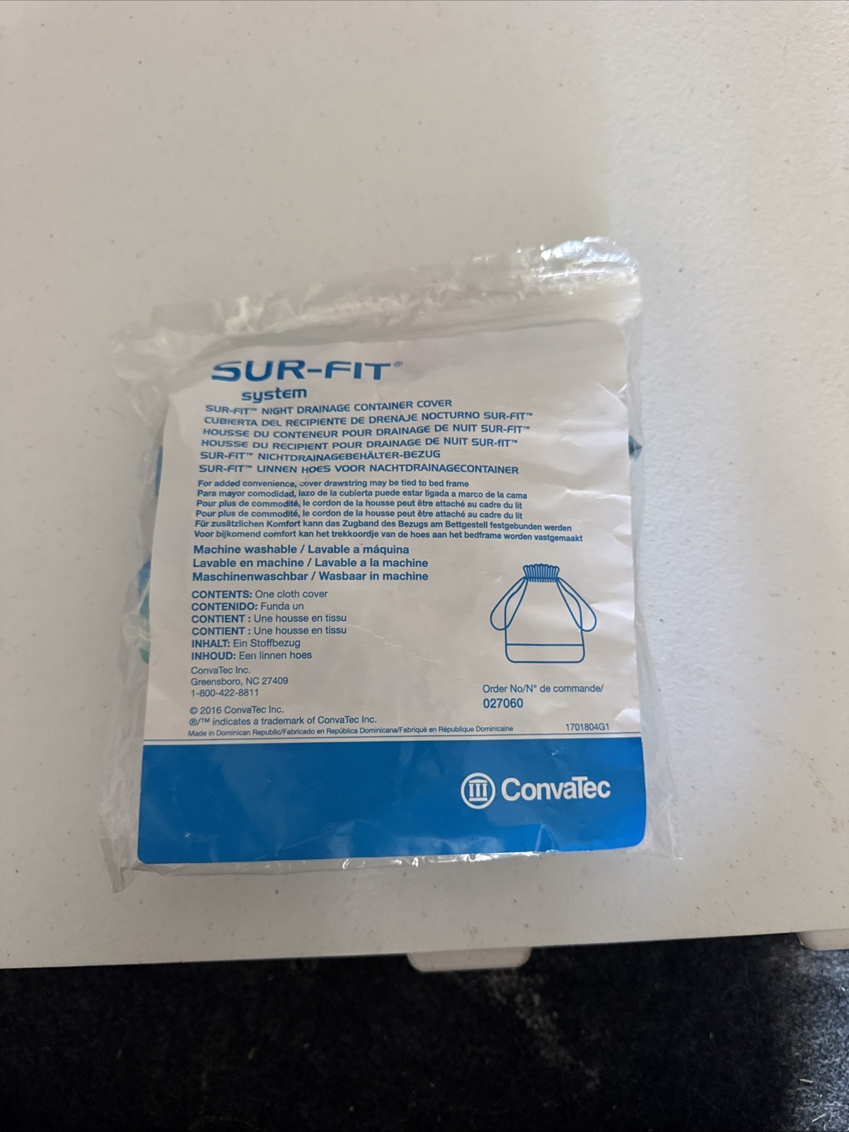 Convatec Night Drainage Container cover