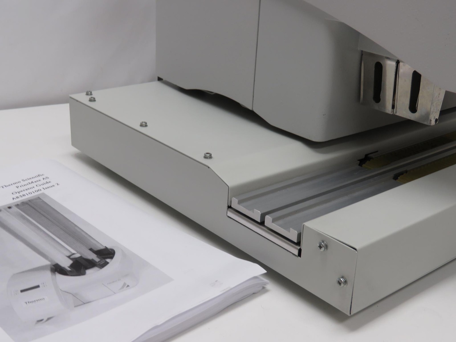 Thermo PrintMate AS 450 Cassette Printer #3 w/ Collection System Conveyor