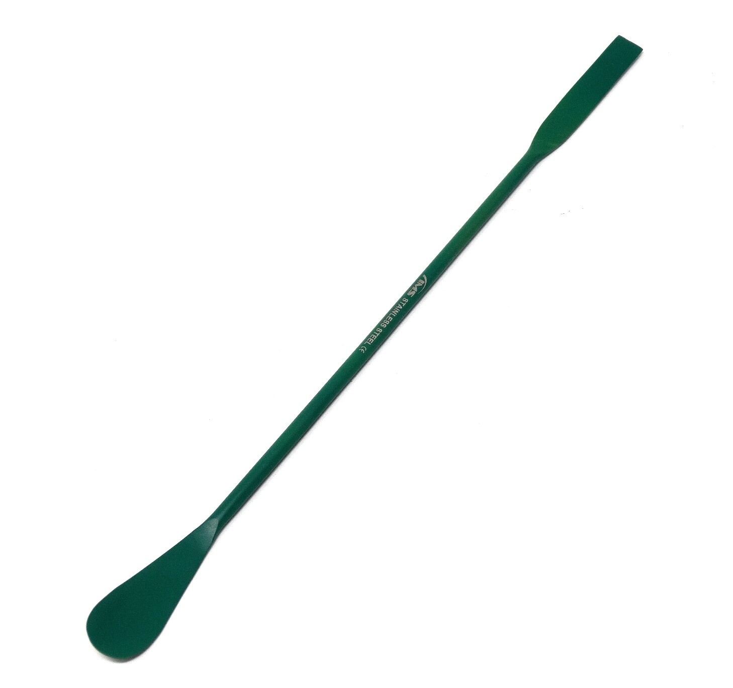 PTFE Coated 7″ Stainless Steel Double Ended Micro Lab Spatula,Square&Flat Spoon