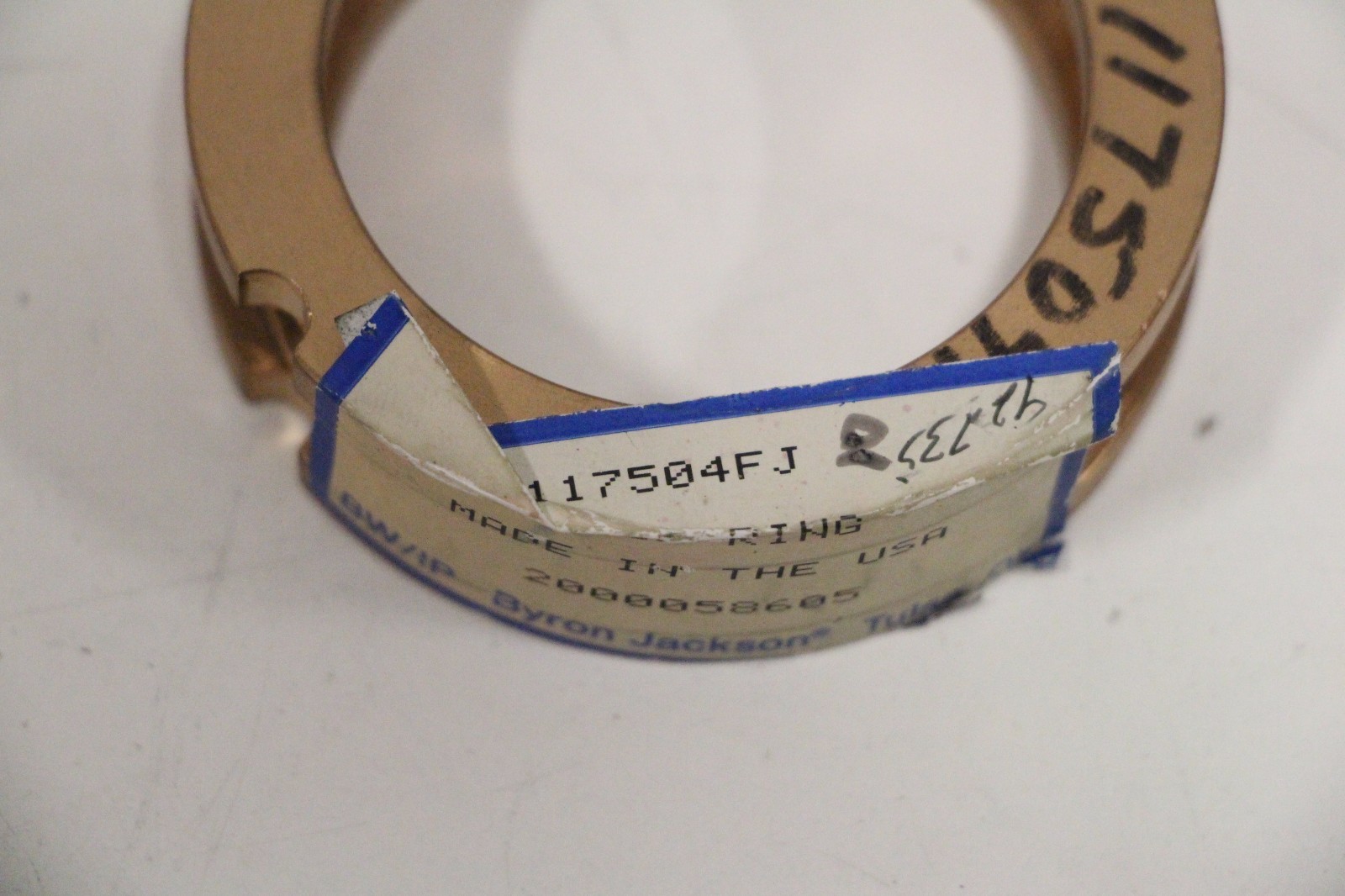Byron Jackson 117504FJ Cage Ring 2000058605 2-5/8″ OD 1-7/8 ID
