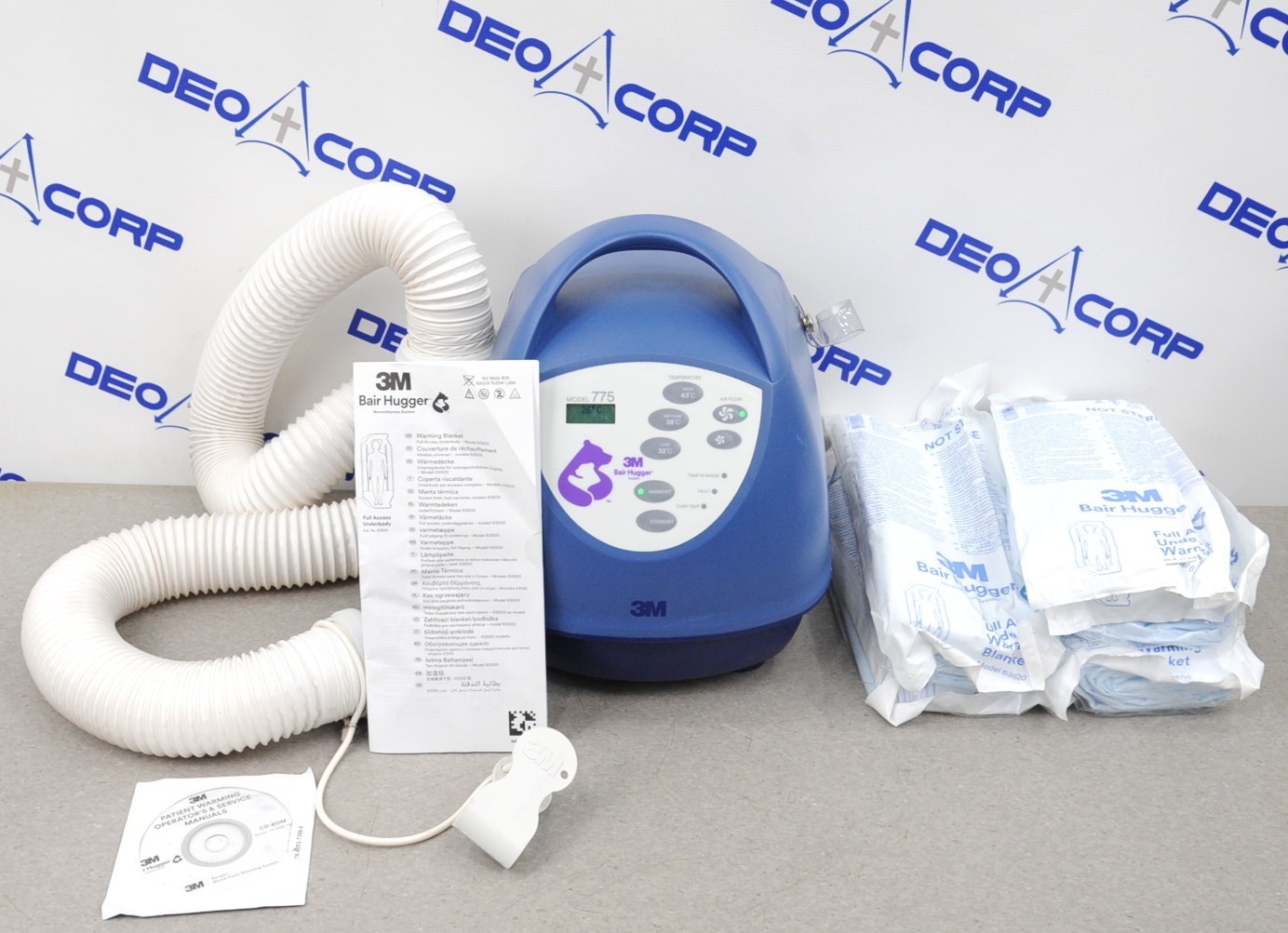 3M Bair Hugger 775 Warming Unit 77500 W/ Full Access Under Body Warming Blanket