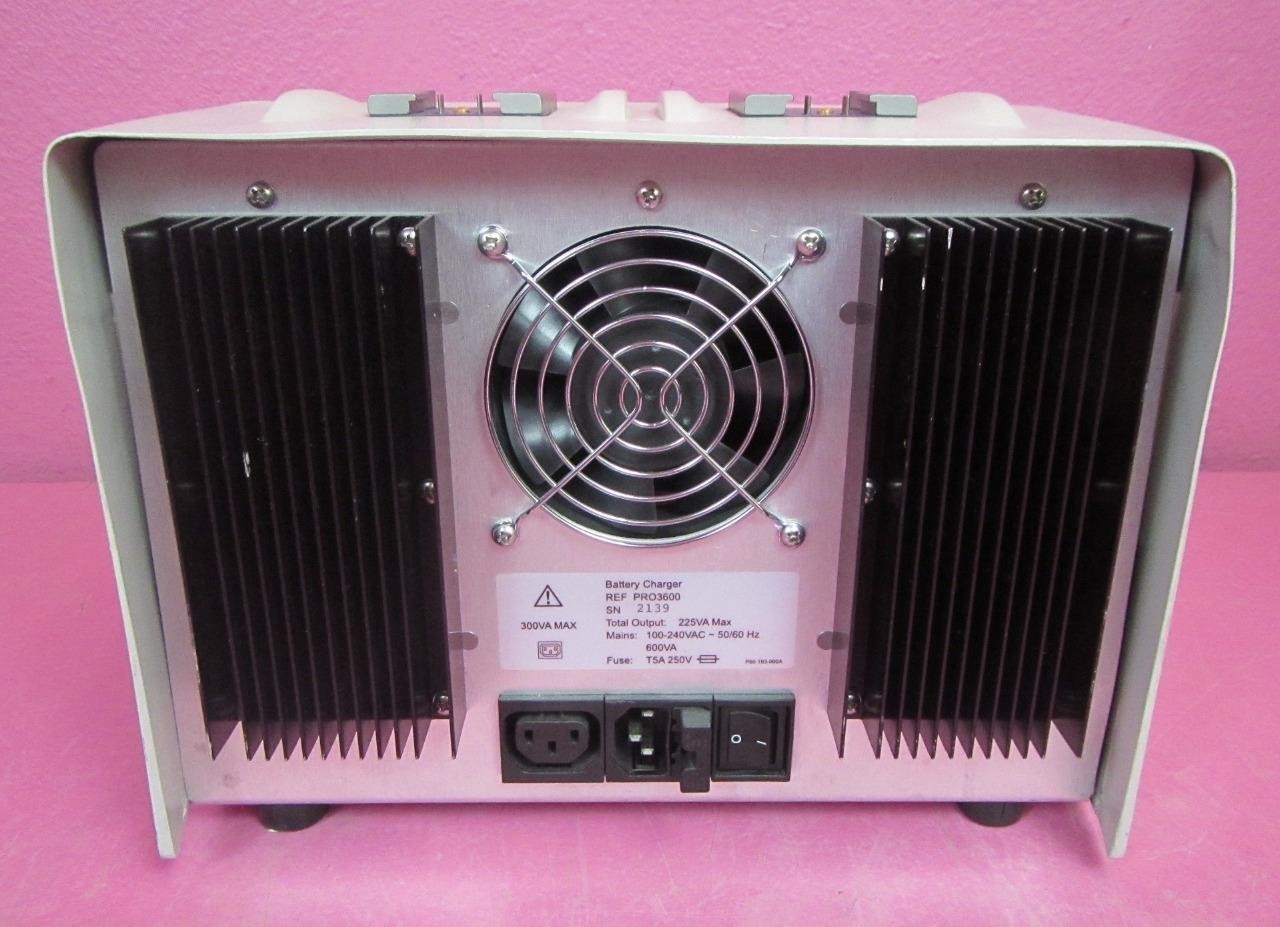 Linvatec ConMed Pro3600 PowerPro Charger w/ Pro3535 Platform & 4 Pro3520 Battery