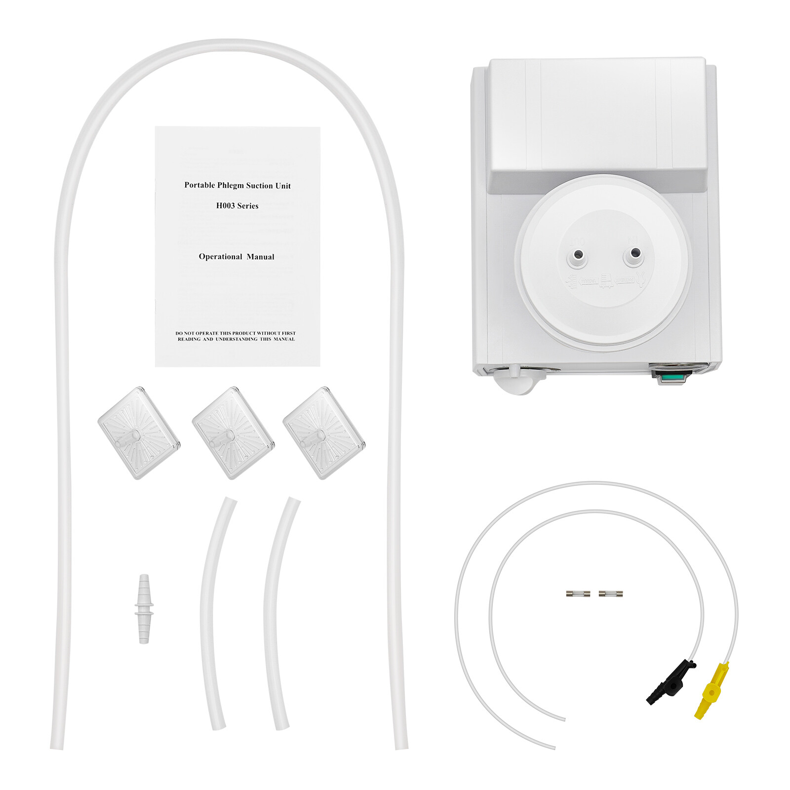 White 110V Electric Aspirator Machine for Emergency Rooms or Operating Rooms