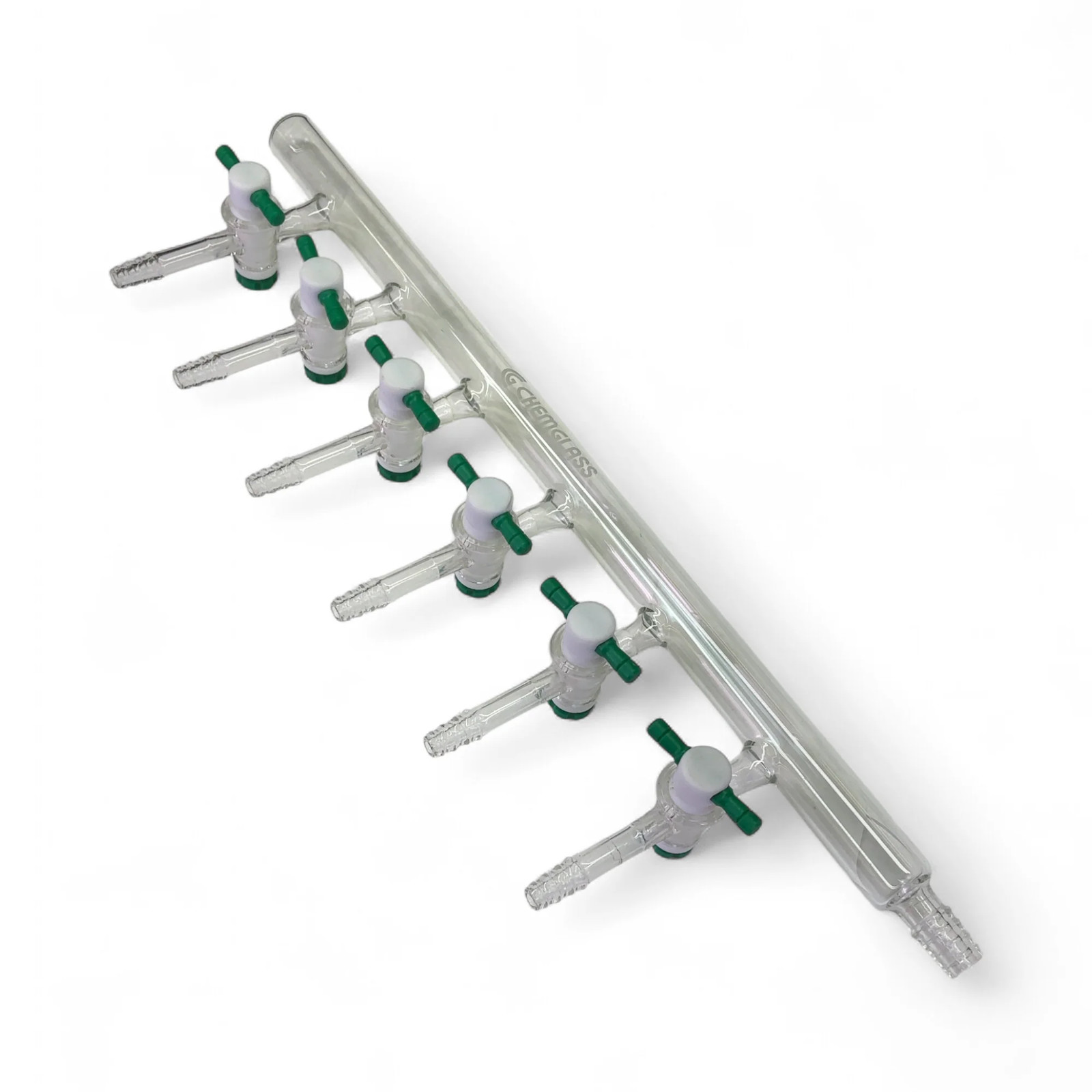 Chemglass Right-Handed 6 Port Vacuum Manifold CG-4430-02 (Best Offer!)