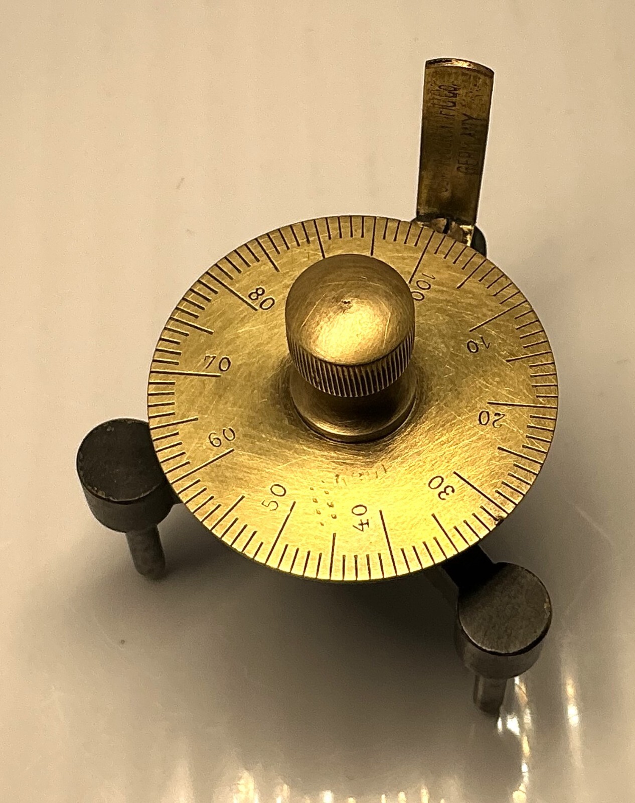 VINTAGE SPHEROMETER CENTRAL SCIENTIFIC CO. GERMANY WATCHMAKER TOOL VERY GOOD