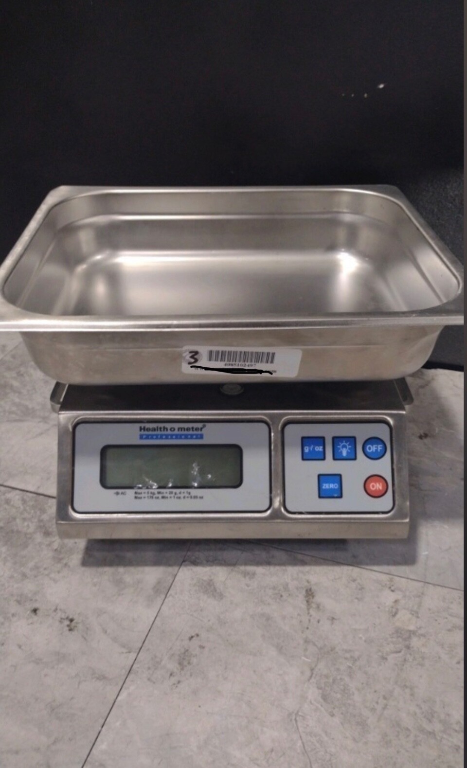 Health o meter 3400KL Digital Wet Diaper Scale Used Excellent Working Condition 