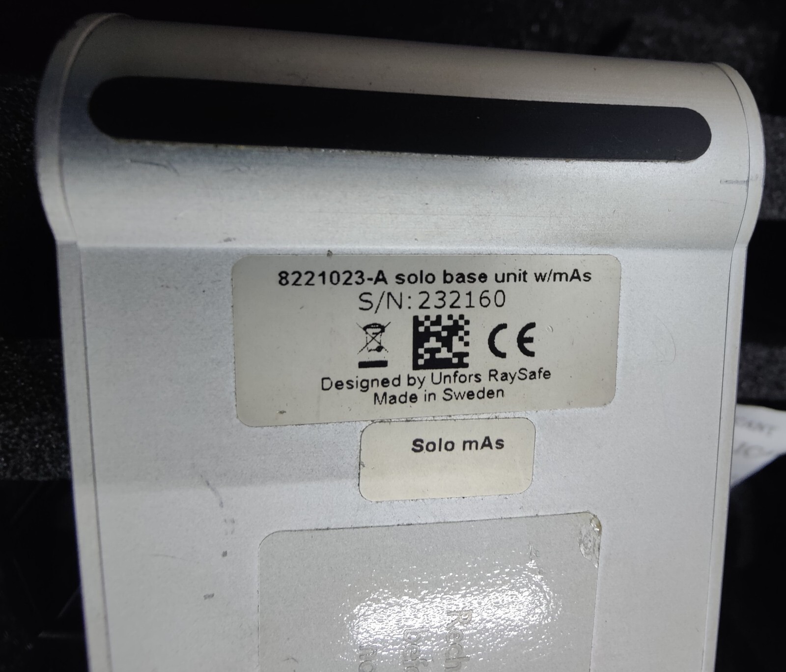Unfors RaySafe Solo mAs 8221023-A Solo Base Unit w/mAs