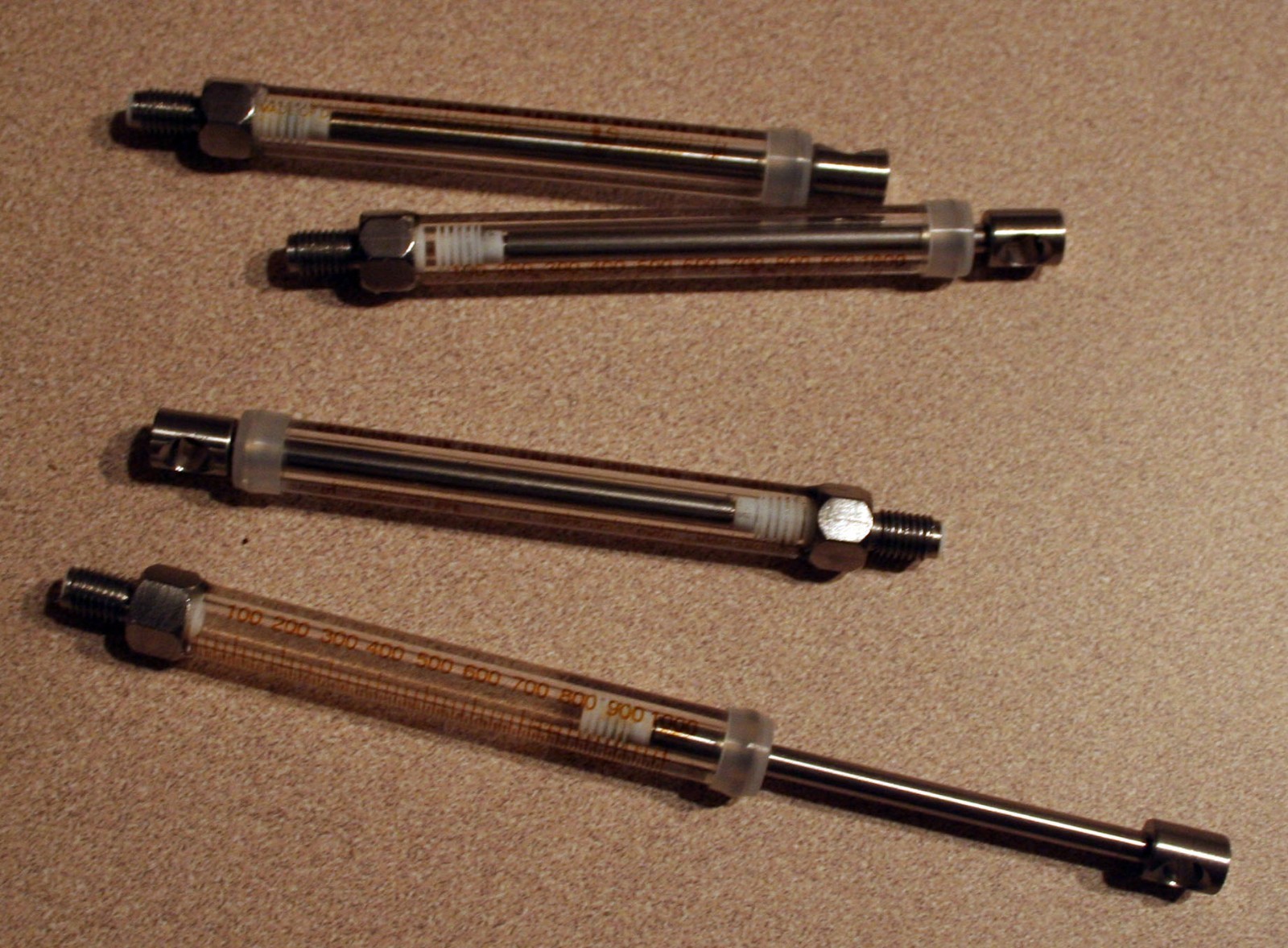 Lot 4 ILS Germany Duran 500ul 0.5 ml Syringe BorosilicatGlass Borosilicat Glass