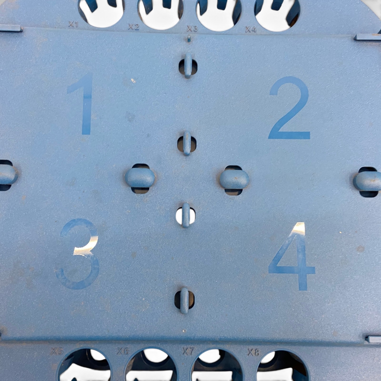 GE Frac 950 Rack C Blue Adapter Holder for 4x MTP Microplate
