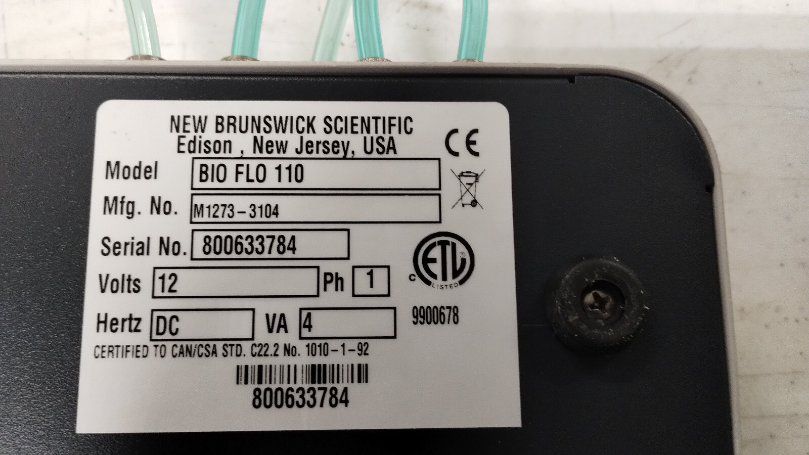 New Brunswick Scientific Bio Flo 110 Gas Mix Controller ** 90 DAY WARRANTY **