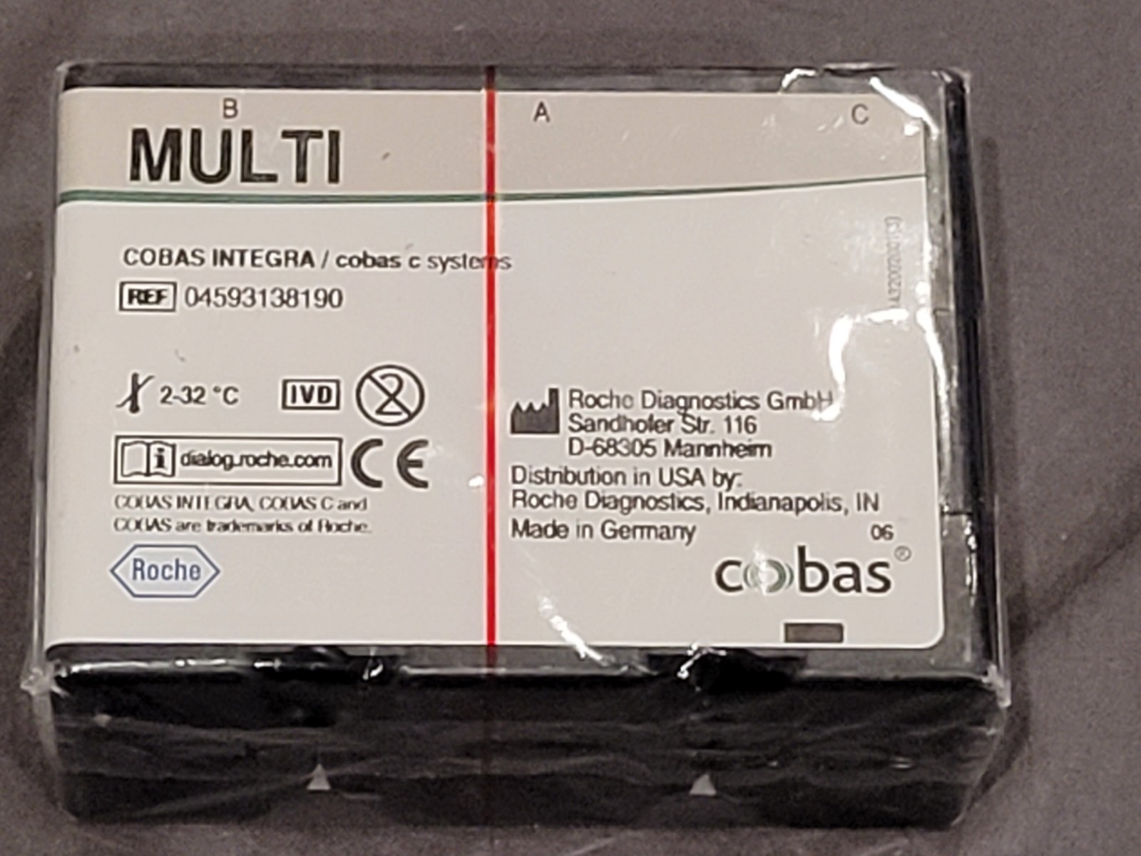 ROCHE COBAS INTEGRA MULTI PACK 04593138190 EXPIRES 1/31/2027