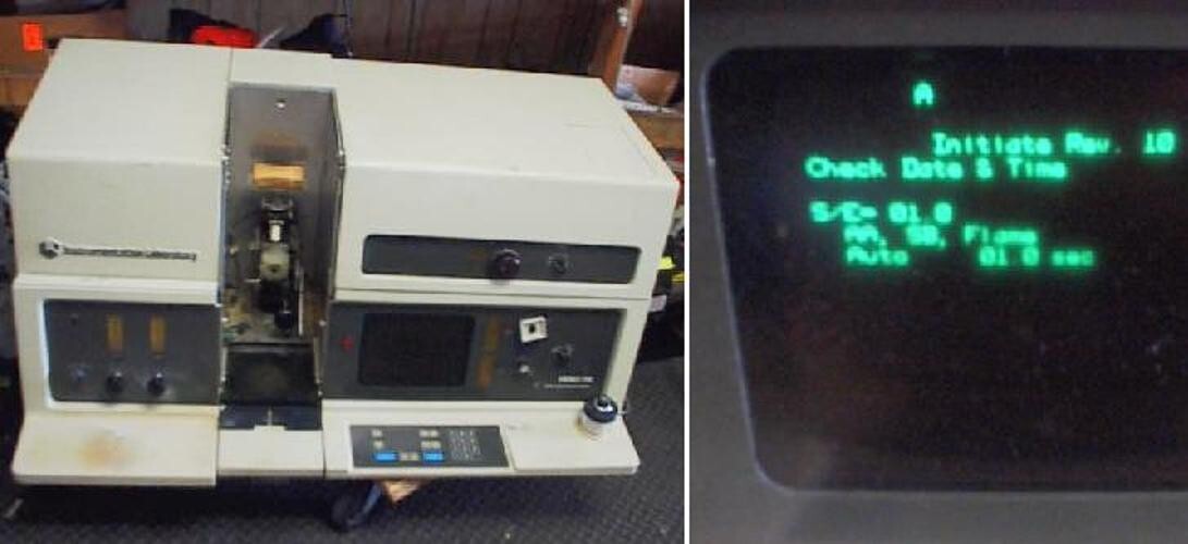 ALLIED ANALYTICAL LAB THERMO JARRELL ASH VIDEO 11E AA/AE SPECTROPHOTOMETER 757