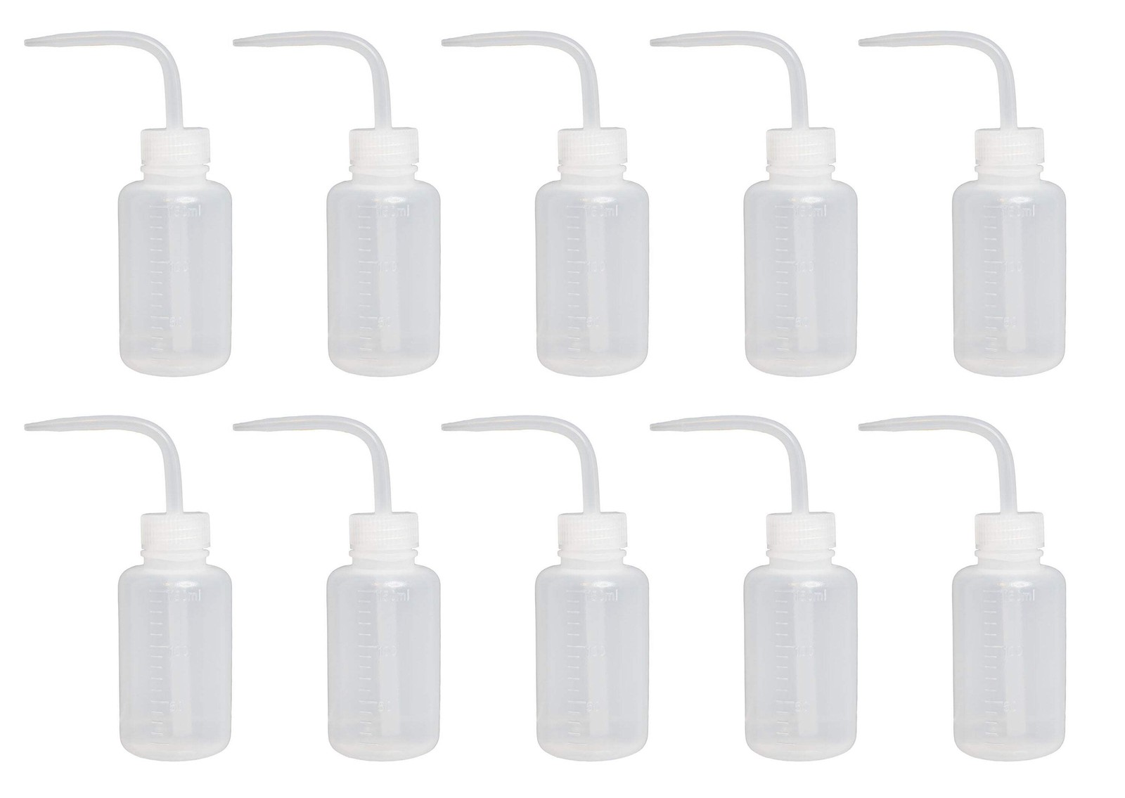 Bottle, Wash, Graduated, Polyethylene, 150ml, Pack of 10