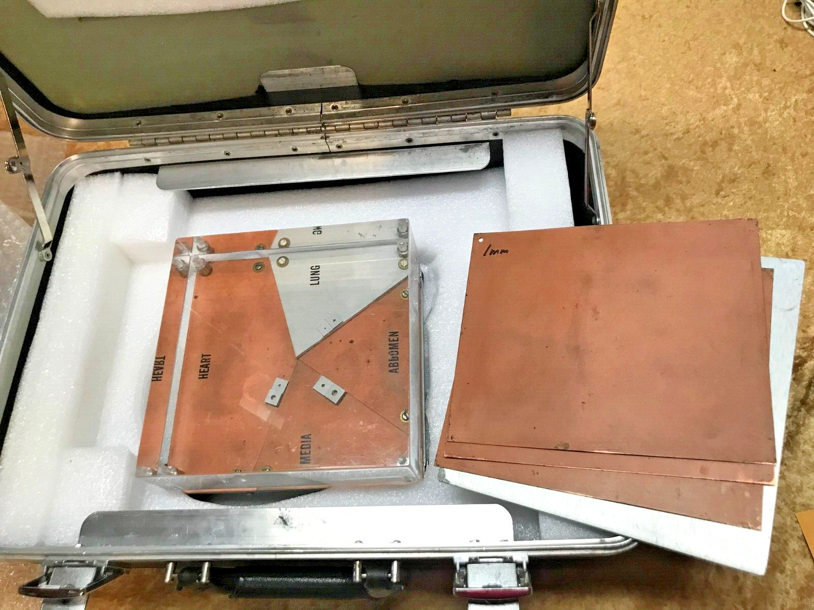 GE 46-156797G1 Phantom Fluoro Contrast Resolution xray test tool unfors raysafe