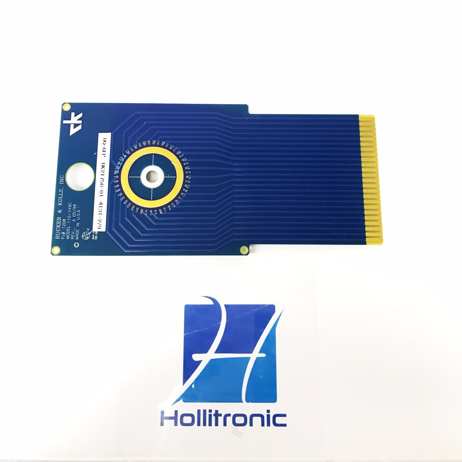 Rucker & Kolls 1208 110-149C Rev. A UQ-6FP RK21756-01 4131-2/9 Card