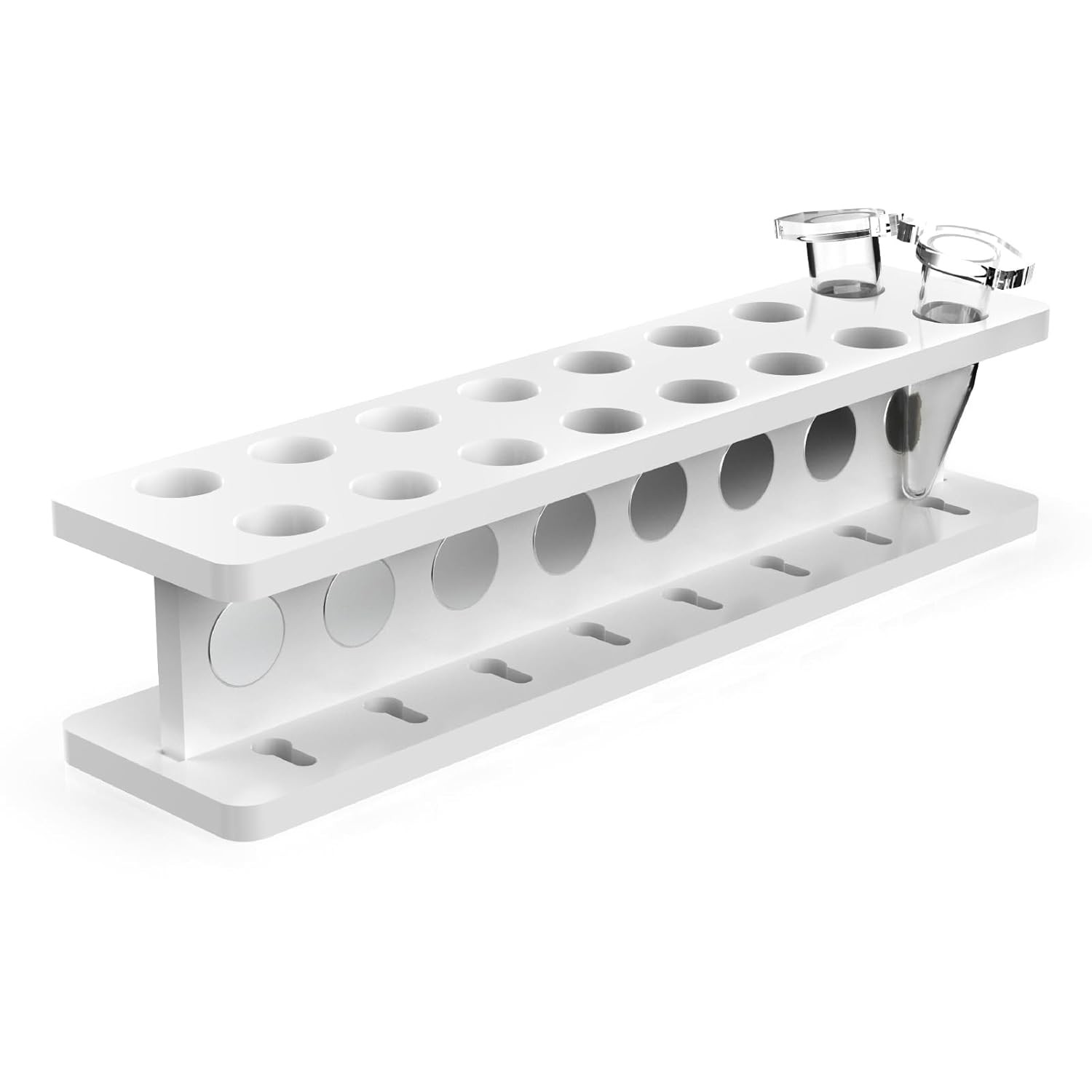 2Pcs Magnetic Rack Separator for DNA RNA Purification 1.5/2.0mL Centrifuge Tubes