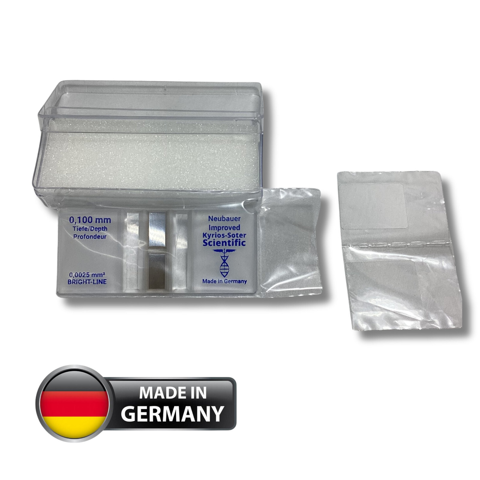 Cell Counting Chamber Improved Neubauer Hemacytometer, Made In Germany PROMO 2