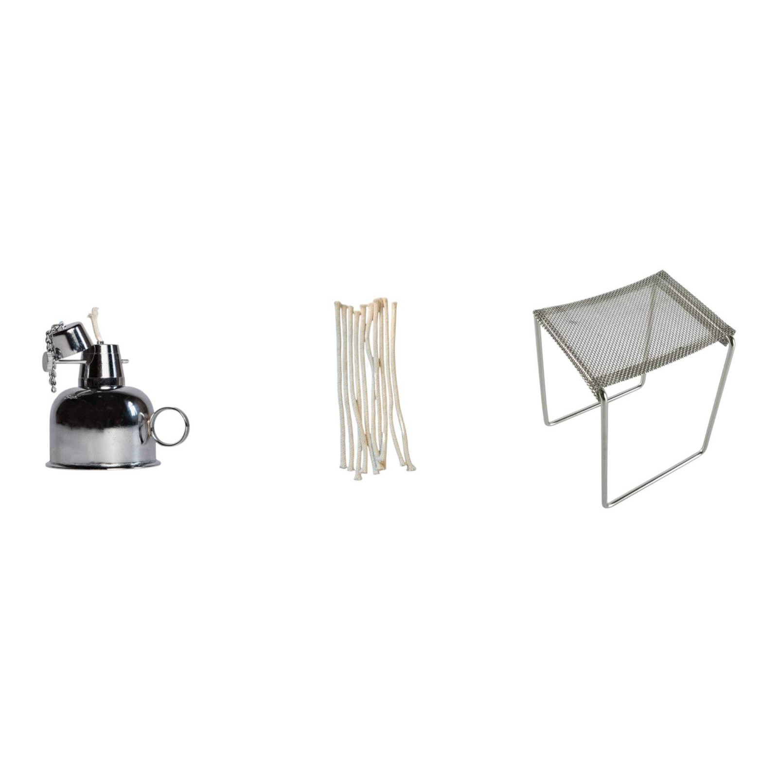 Burner, Alcohol Lab Kit, Metal Canister, 120ml, with Stand and 10 Replacement