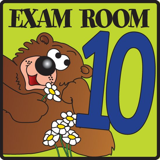 Clinton Exam Room Signs