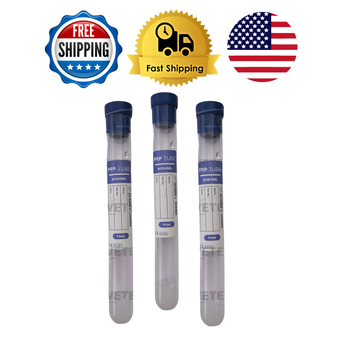 Platelet- Rich Plasma (PRP) tubes with ACD Gel Separator, 15mL