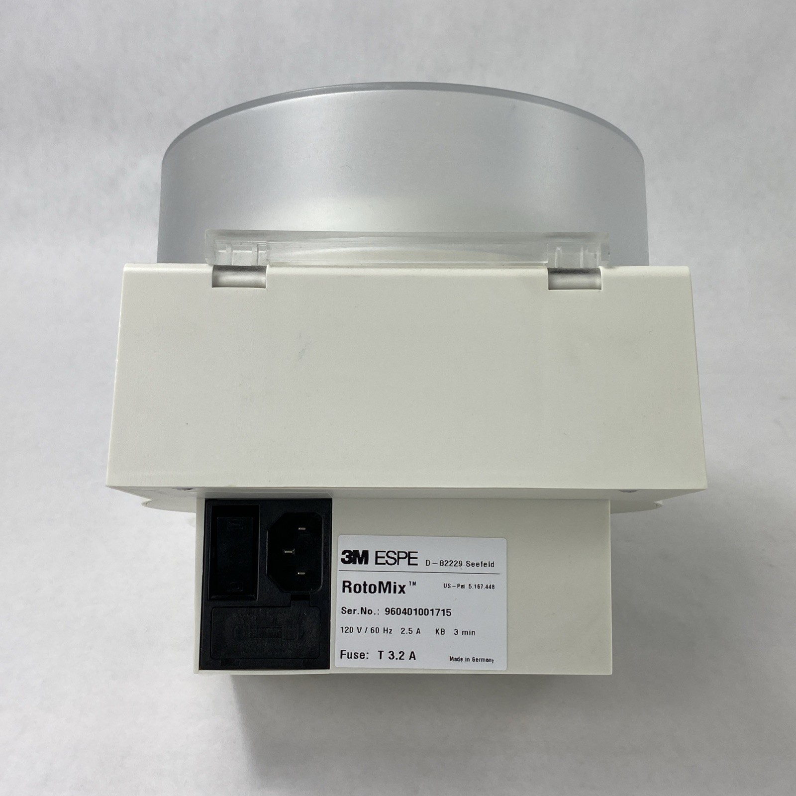 DEFECTIVE 3M ESPE D82229 RotoMix Capsule Mixing Unit G3D