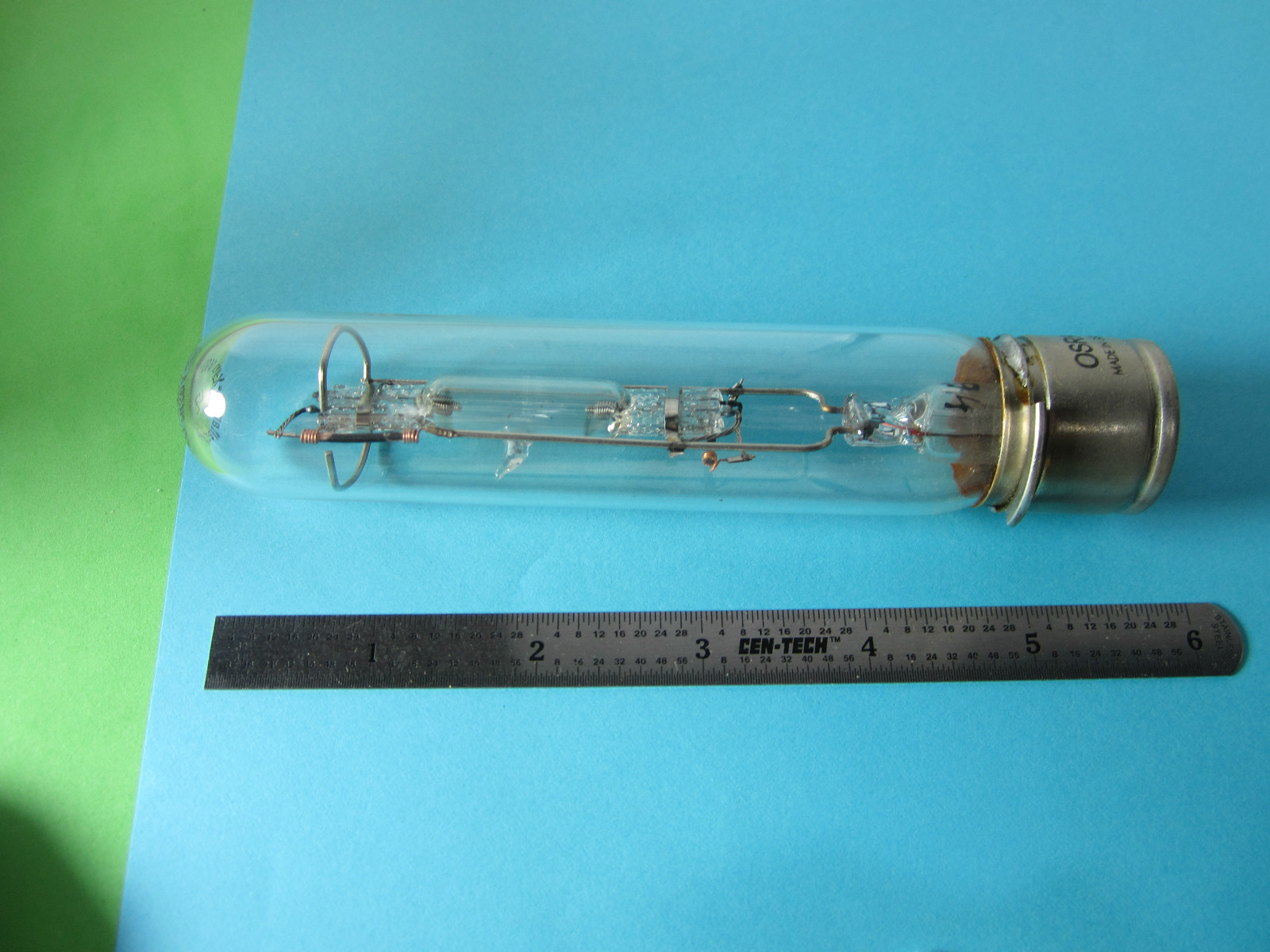 OPTICAL SPECTRAL LAMP OSRAM GERMANY ZINC Zn ELEMENT LASER OPTICS BIN#30