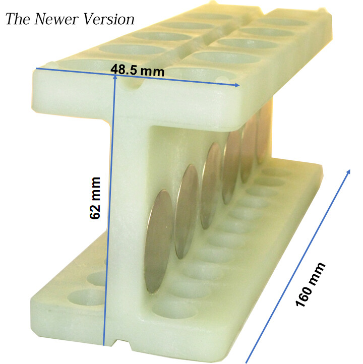 Rack-M001 Magnetic Beads Separation Rack 24-1.5 ml and 12-15 ml Tubes lab Tool