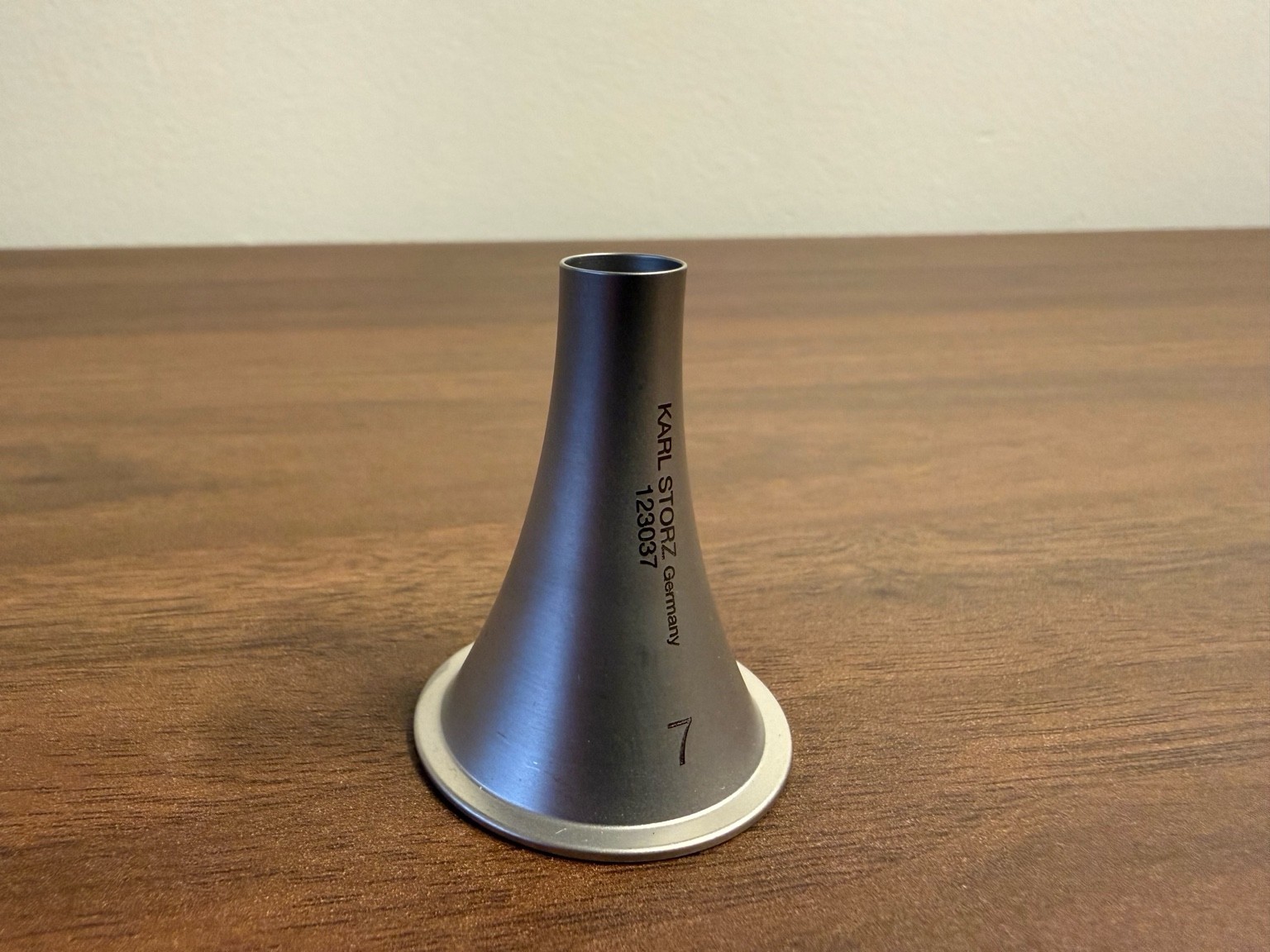 Karl Storz Stainless Steel Cone Adapter Size 7 – Part No. 123037 – Germany