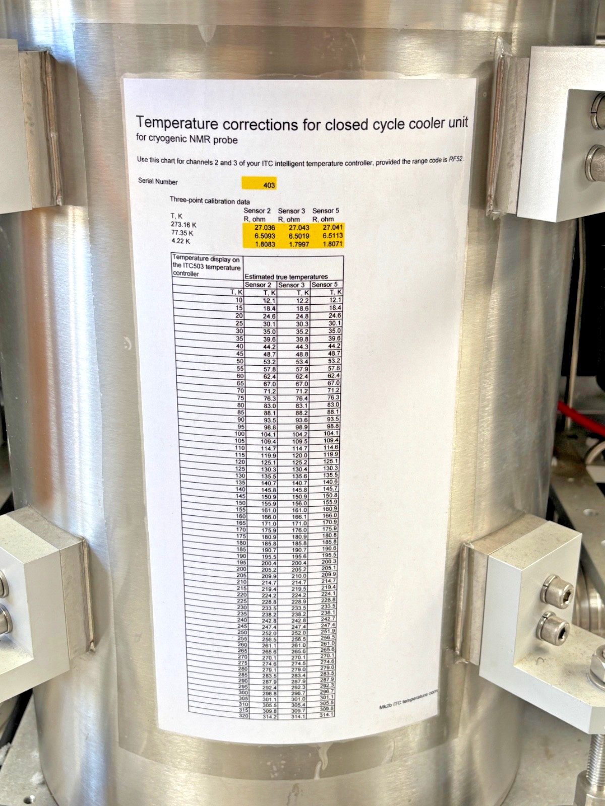Varian #01910257 NMR Superconducting Magnet Cryostat Cold Trap, Cryogenic System