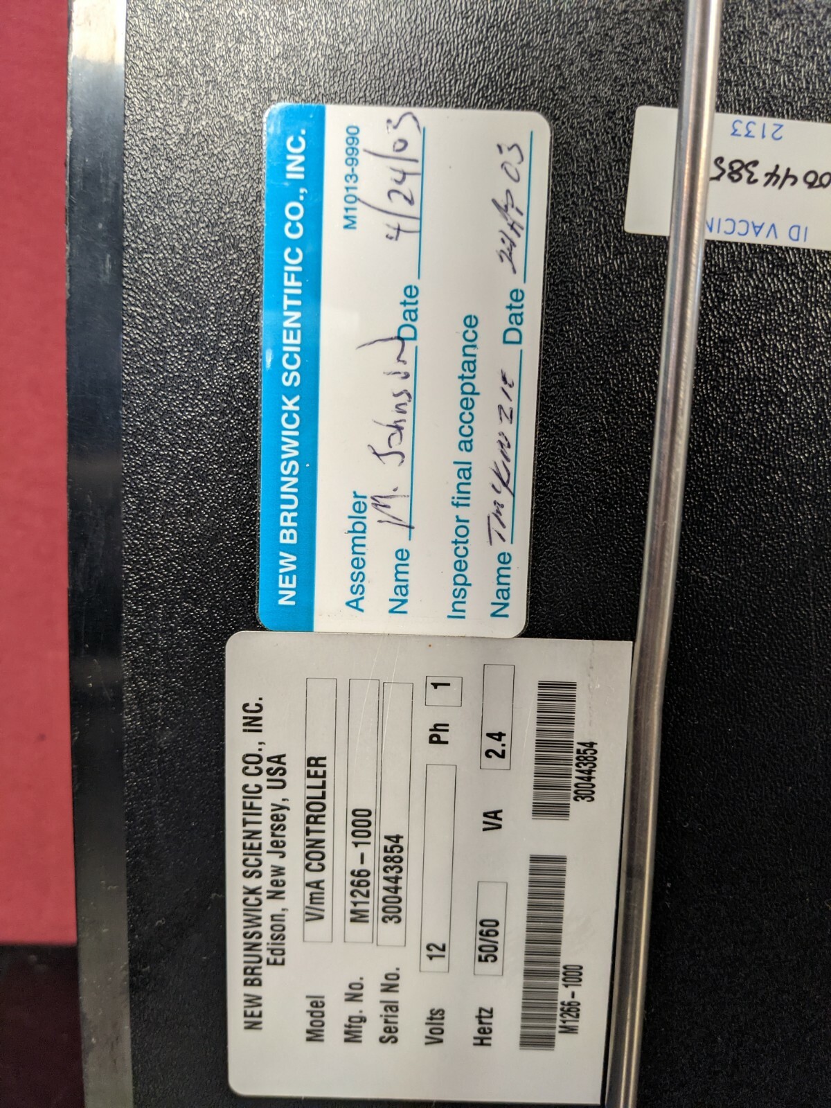 New Brunswick Scientific V/mA Multi-Loop Fermentation Controller M1266-1000