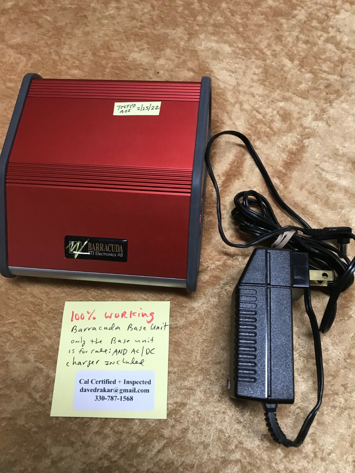 Base Unit for WIRELESS RTI Barracuda xray test radcal unfors raysafe fluke