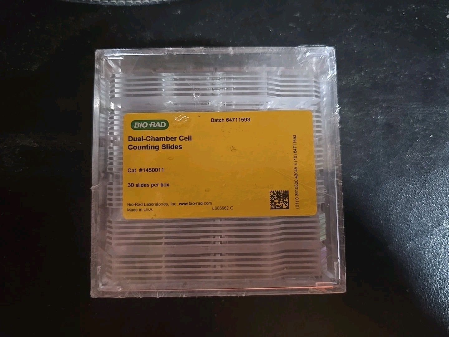 New Bio-Rad Labs 145-0011 Cell Counting Slides 1450011 Plates – 30 Slides