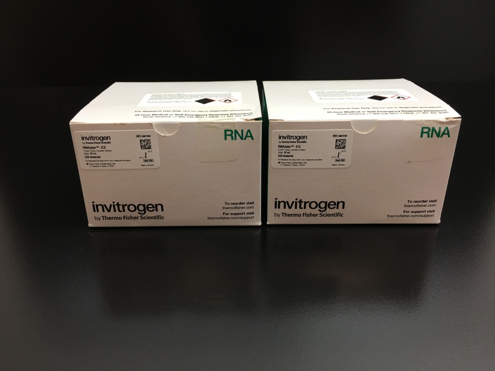 Invitrogen REF AM7030 RNAlater ICE Frozen Tissue Transition Solution Lot 2 PKS