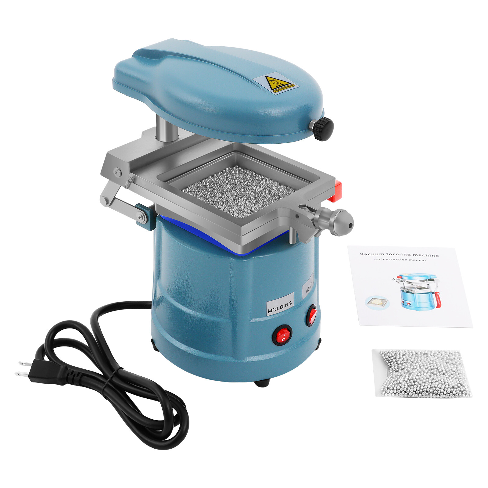 Dental Vacuum Molding Forming Machine Former Heat Thermoforming Lab Equipment~