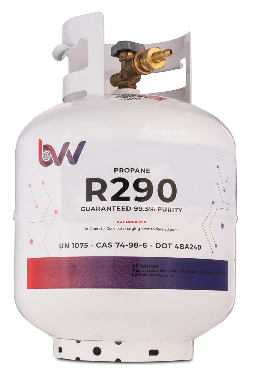BVV 20LB High Purity USA PROPANE R290 – 99.5% Guaranteed