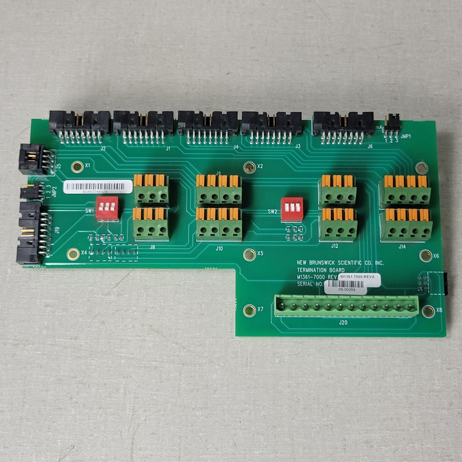 New Brunswick Sci M1361-7000-REVA Termination Board For BioFlo 310 Reactors