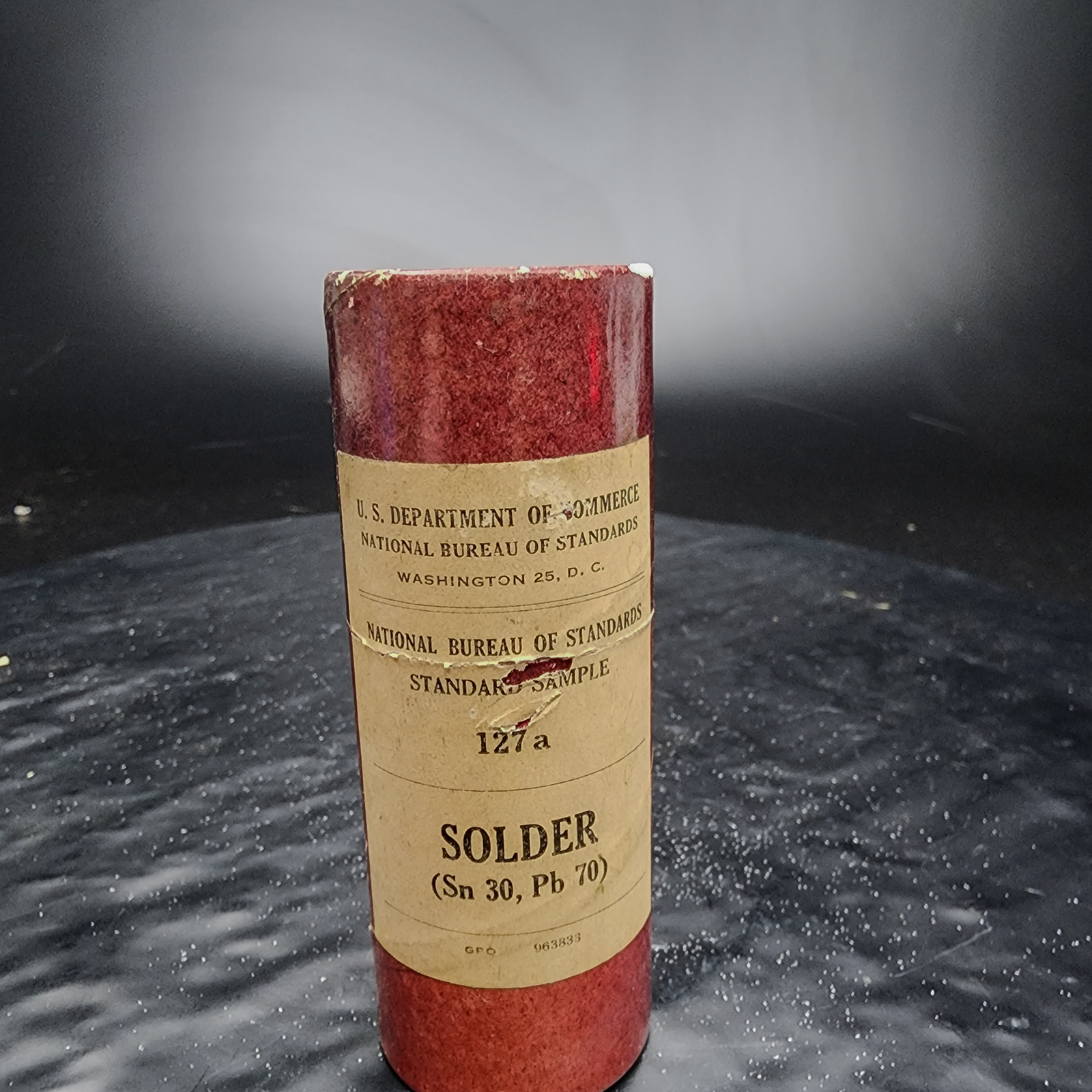 NBS/NIST Standard Reference Material 127a Solder Sn 30 Pb 70 Powder 🧪