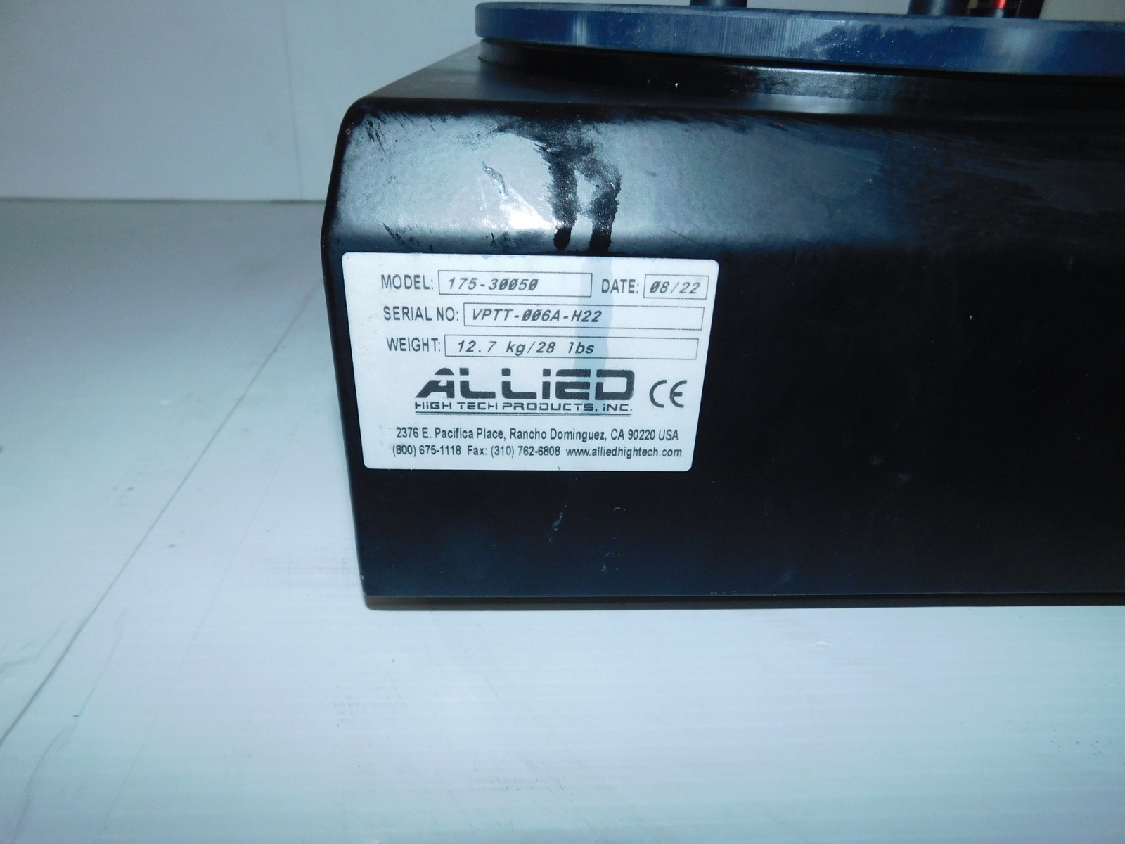 ALLIED VACUPREP MODEL 175-30050 EPOXY IMPREGNATION SYSTEM (LSM176)